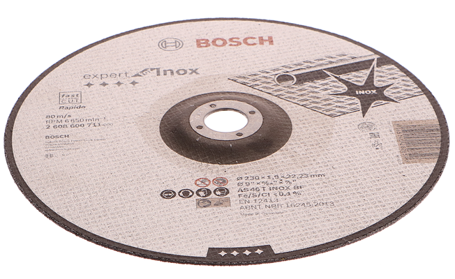 Dělicí kotouč profilovaný Expert for Inox - Rapido - AS 46 T INOX BF, 230 mm, 1,9 mm - 316 BOSCH