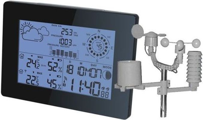 Meteostanice WH5029 černá