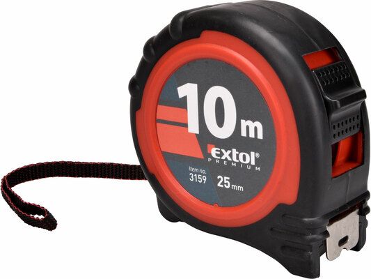 Metr svinovací, 10m, š. pásku 25mm EXTOL-PREMIUM