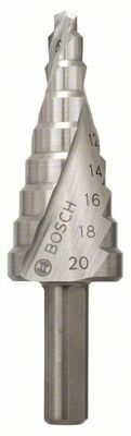Stupňovitý vrták HSS - 4 - 20 mm, 8,0 mm, 70,5 mm - 3165140107341 BOSCH