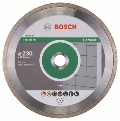 Diamantový dělicí kotouč Standard for Ceramic - 230 x 22,23 x 1,6 x 7 mm - 3165140441339 BOSCH