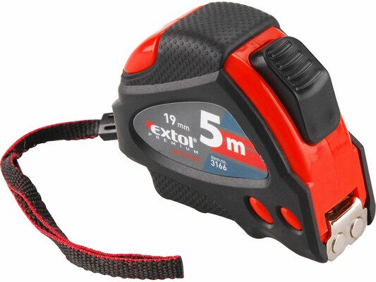 Metr svinovací, 5m, š. pásku 19mm EXTOL-PREMIUM