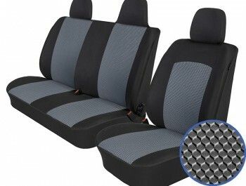 Autopotahy NISSAN PRIMASTAR, RENAULT TRAFIC, OPEL VIVARO, 3 místa, 2001-2014, Dynamic šedé SIXTOL