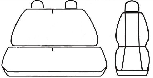 Autopotahy NISSAN PRIMASTAR, RENAULT TRAFIC, VIVARO, 3M, 2001-2014, Dynamic žakar tmavý SIXTOL