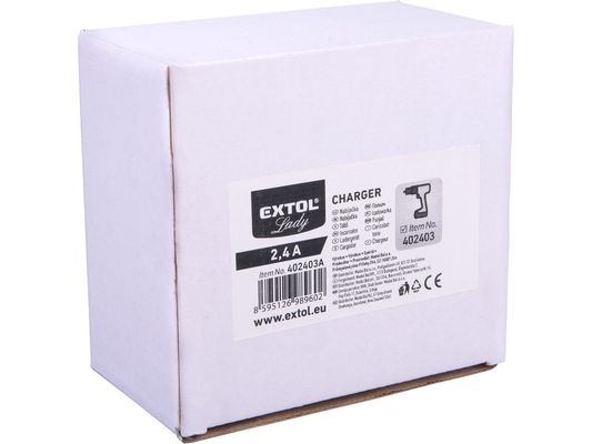 Nabíječka, pro 12V Li-ion baterie, 2,5A EXTOL LADY