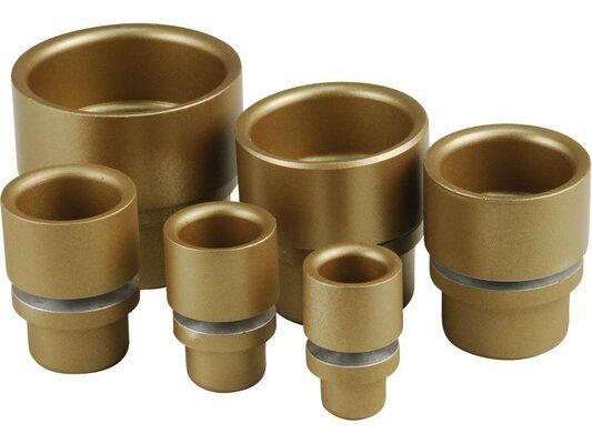 Sada nástavců 6ks pro 419310, nástavce Ř20, 25, 32, 40, 50 a 63mm EXTOL-CRAFT