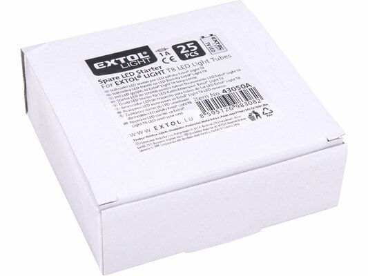Náhradní ''startér'' pro LED zářivky, 25ks EXTOL-LIGHT