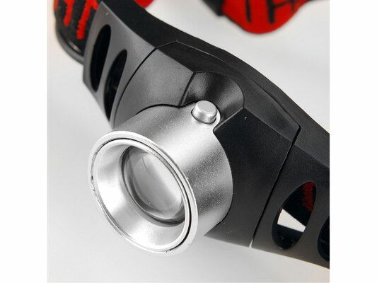 Čelovka 3W CREE XPE s regulací, svítivost 120lm, dosvit 100m, funkce ZOOM, 2módy světla EXTOL-LIGHT