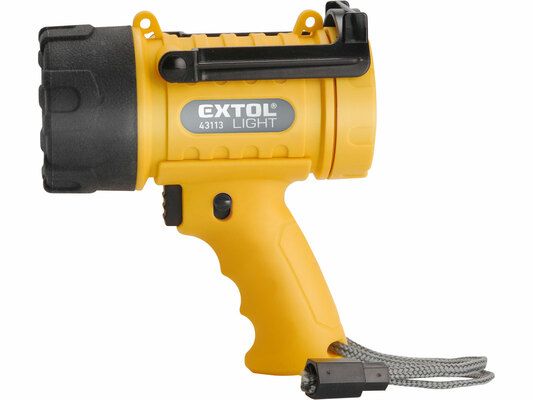 Svítilna 5W CREE XPG LED, vodotěsná, 300lm, dosvit 400m, čas svícení 6h EXTOL-LIGHT