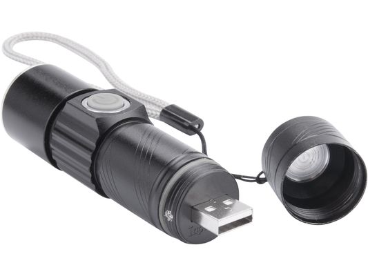 Svítilna 150lm, nabíjecí, USB, zoom, XPE 3W LED EXTOL-LIGHT