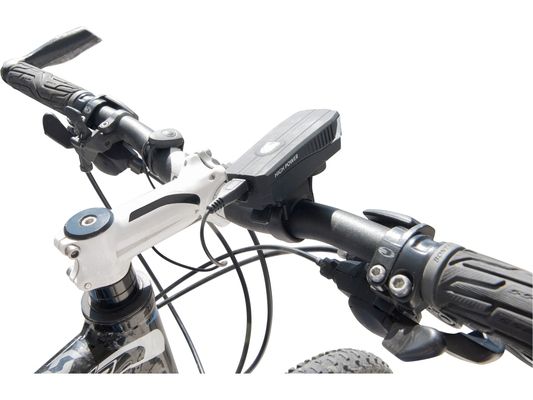 Světlo bílé na kolo 350lm, USB nabíjení, klakson, 5W LED EXTOL LIGHT