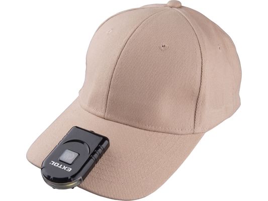 Světlo na čepici s klipem, 160lm, USB nabíjení EXTOL-LIGHT