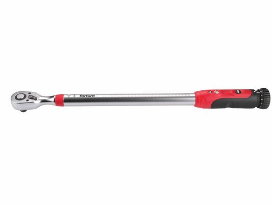 Klíč momentový se stupnicí, 48 zubů, 1/4", 5-25Nm, L 323mm, CrV FORTUM