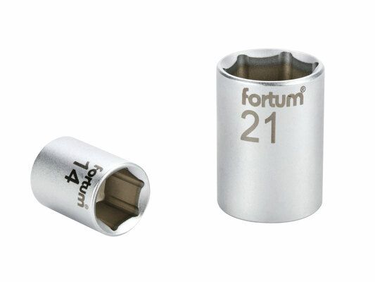 Hlavice nástrčná, 1/2", 27mm, L 42mm, 61CrV5 FORTUM