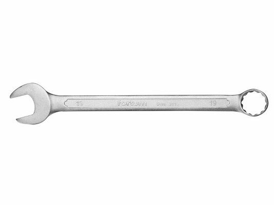 Klíč očkoplochý, 13mm, L 181mm, 61CrV5 FORTUM