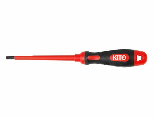 Šroubovák elektrikářský plochý, (-) 5,5x125mm, 61CrV5 KITO