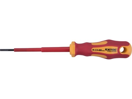Šroubovák elektrikářský, (-)2,5x80mm, VDE, CrV EXTOL-PREMIUM