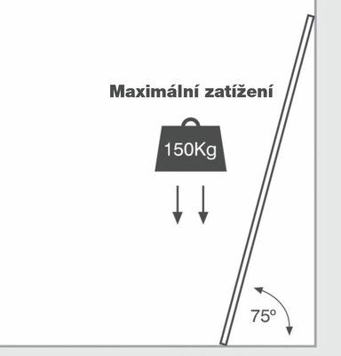 Teleskopický žebřík G21 GA-TZ13-3,8M hliníkový