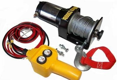 Elektrický lanový naviják 12V 1t (2000lbs - 907kg), MAR-POL