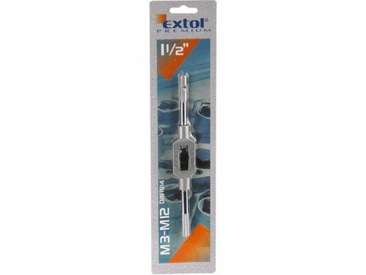 Vratidlo stavitelné, 1-1/2", pro závitníky M3-M12 EXTOL-PREMIUM