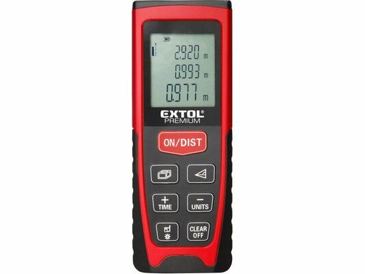 Metr laserový digitální, EXTOL PREMIUM