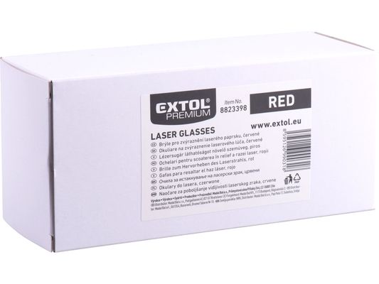 Brýle pro zvýraznění laser. paprsku, zelené EXTOL PREMIUM