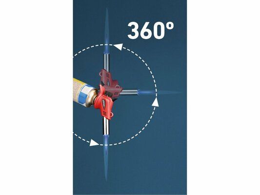 Hořák MINI s piezo zapalovačem a předehřevem plynu EXTOL-PREMIUM