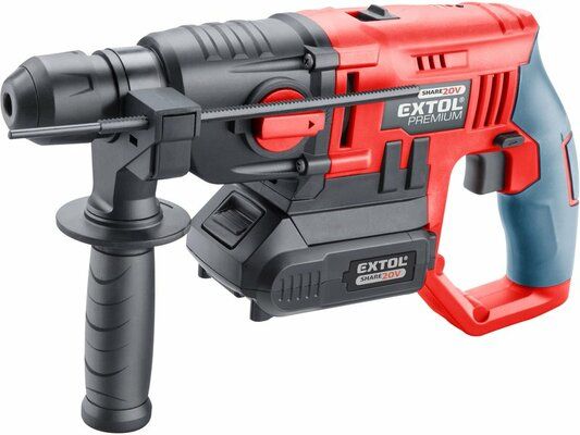 Kladivo vrtací aku SHARE20V, SDS plus, 20V Li-ion, 2000mAh EXTOL-PREMIUM