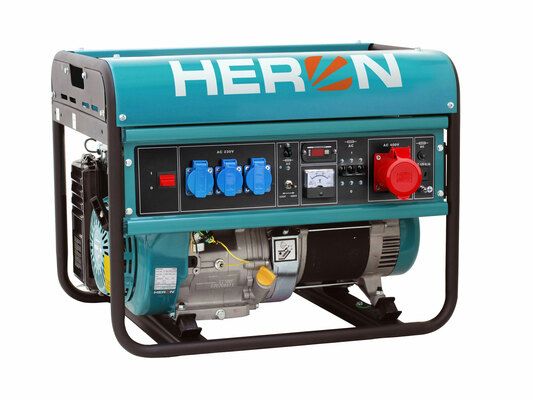Elektrocentrála benzínová 15HP, 6,8kW (400V)/5,5kW (230V), záruka 3 roky HERON