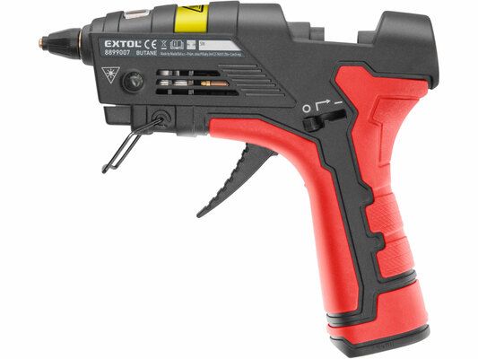 Pistole tavná lepící, na plyn do zapalovačů, Ř11mm EXTOL-PREMIUM