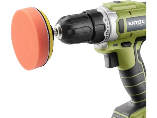 Sada čistících/leštících výseků na vrtačku 10ks, průměr 100mm, 3x3druhy EXTOL CRAFT