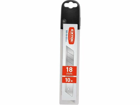 Břity ulamovací do nože, 18mm, 10ks EXTOL-PREMIUM