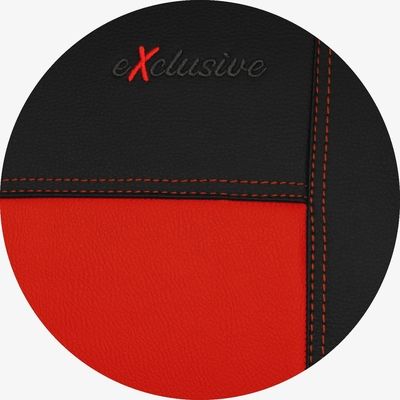 Autopotahy kožené EXCLUSIVE červené SIXTOL