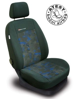 Autopotahy Škoda Roomster, 5 míst, modré SIXTOL