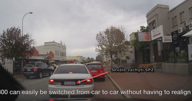 Palubní kamera Cel-Tec CD 30X GPS, CZ menu