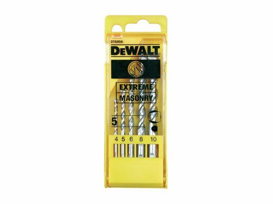 5dílná sada vrtáků do zdiva EXTREME (4, 5, 6, 8, 10mm) DEWALT