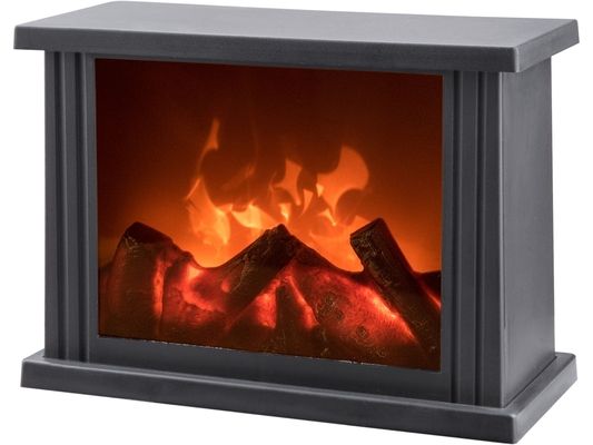 Krb s plápolajícím ohněm LED EXTOL-LIGHT