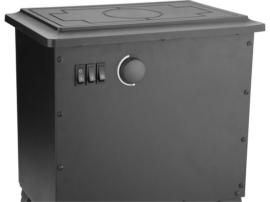 Krb elektrický s plápolajícím ohněm LED a topením, 1800W EXTOL-LIGHT