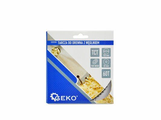 Kotouč pilový s SK plátky 125x22x60T GEKO