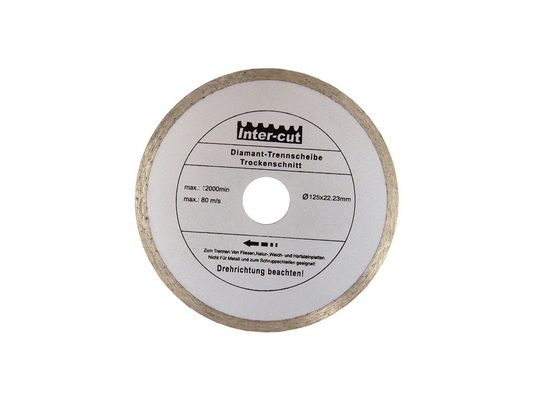 Kotouč diamantový řezný celoobvodový, 125x7x22mm GEKO