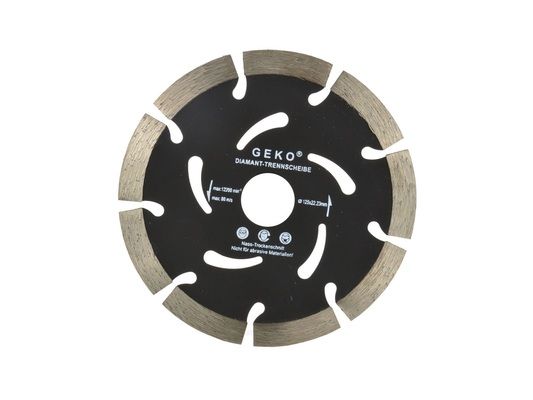 Kotouč diamantový řezný segmentový, 125x10x22,2mm GEKO