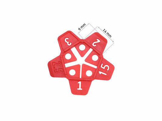 Univerzální spony 5v1 Stars-Cross 1-3mm, sada 100ks GEKO