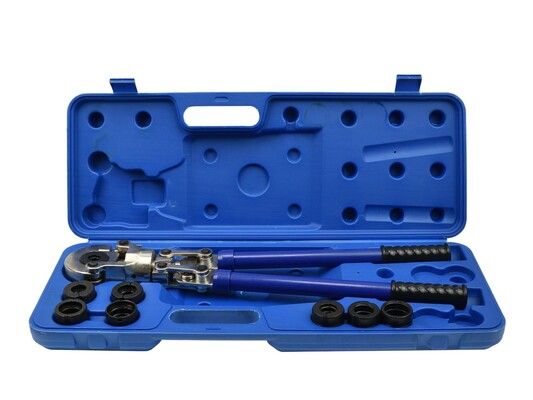 Hydraulické krimpovací kleště Pex-AL-PEX + 8 nástavců GEKO