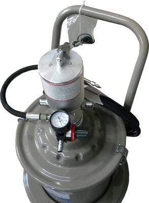 Vzduchové čerpadlo na maziva, 20l, bez krabice prodejní. Pomačkaná krabice z dopravy GEKO