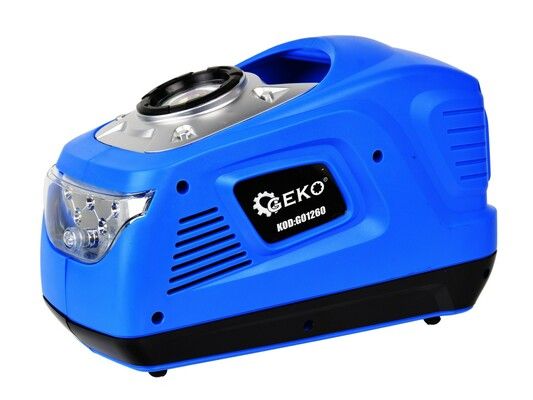 Kompresor mini s baterkou 12V/230V 100W GEKO