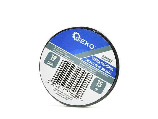 Textilní izolační páska 19mm x 15m GEKO