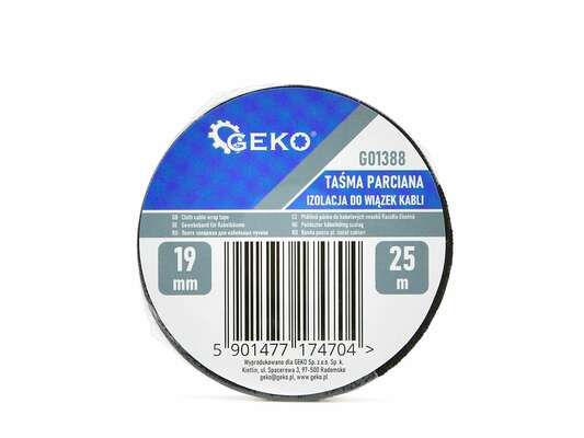 Textilní izolační páska 19mm x 25m GEKO
