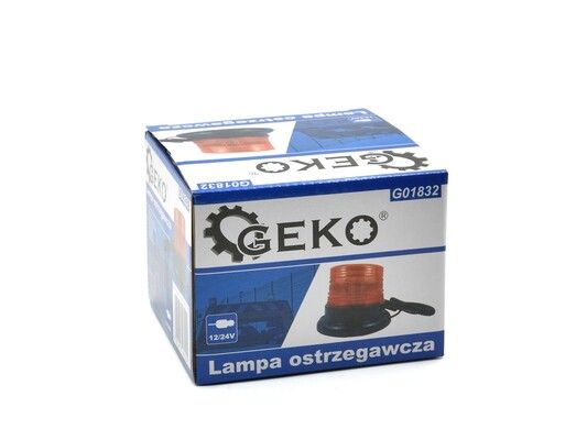 Magnetický výstražný maják 12/24V, 130x100mm GEKO