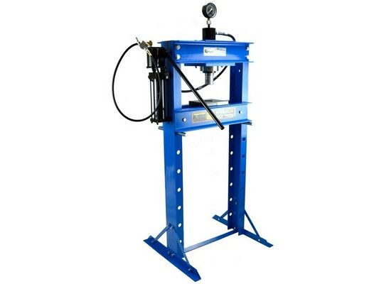 Hydraulický lis s manometrem, 30t GEKO