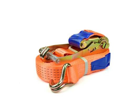 Popruh upínací s ERGO ráčnou a hákem, 16m/5T/50mm GEKO